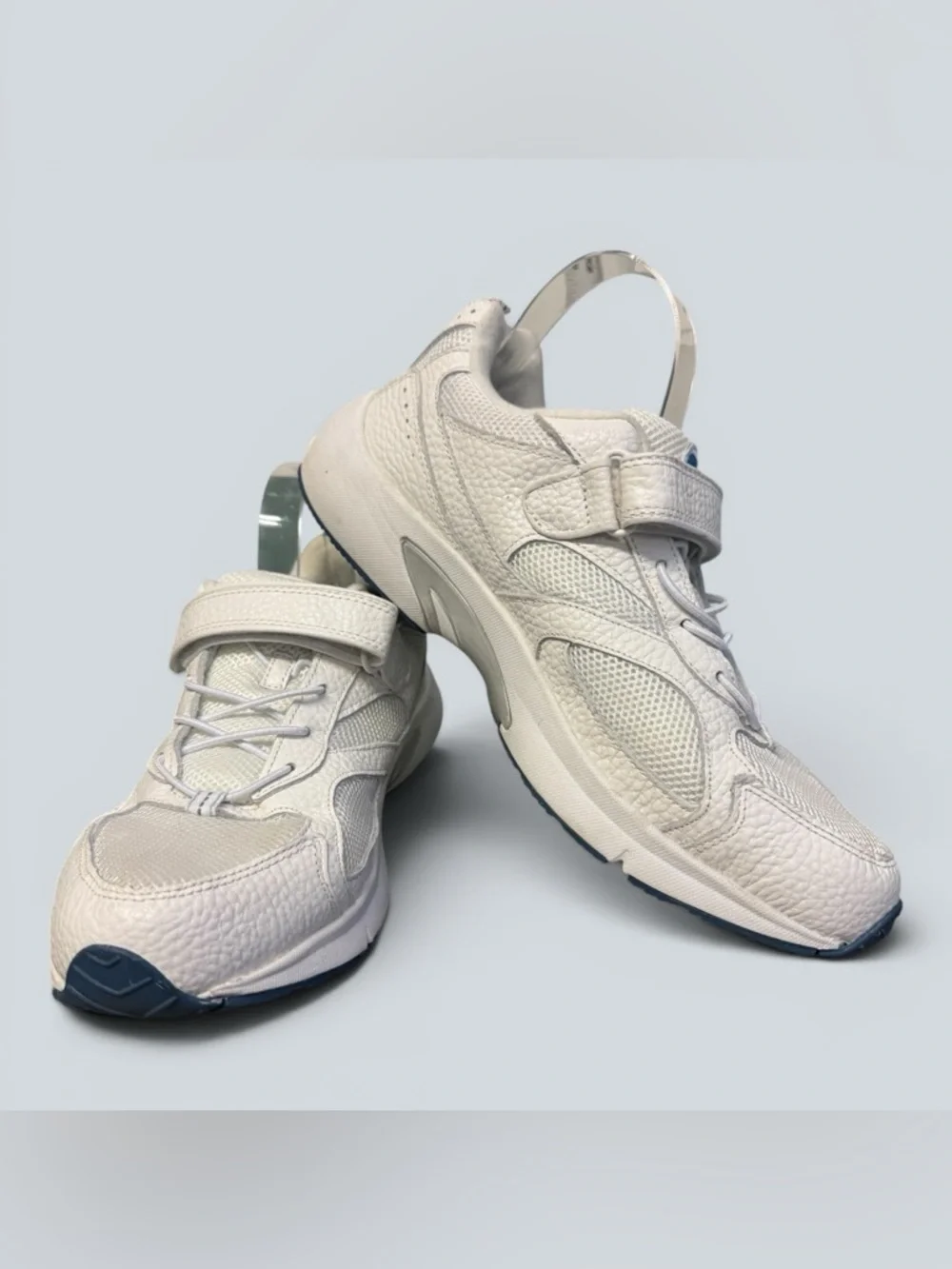 Dr. Comfort Men's Athletic Endurance Shoes Easy Close White Size 12W